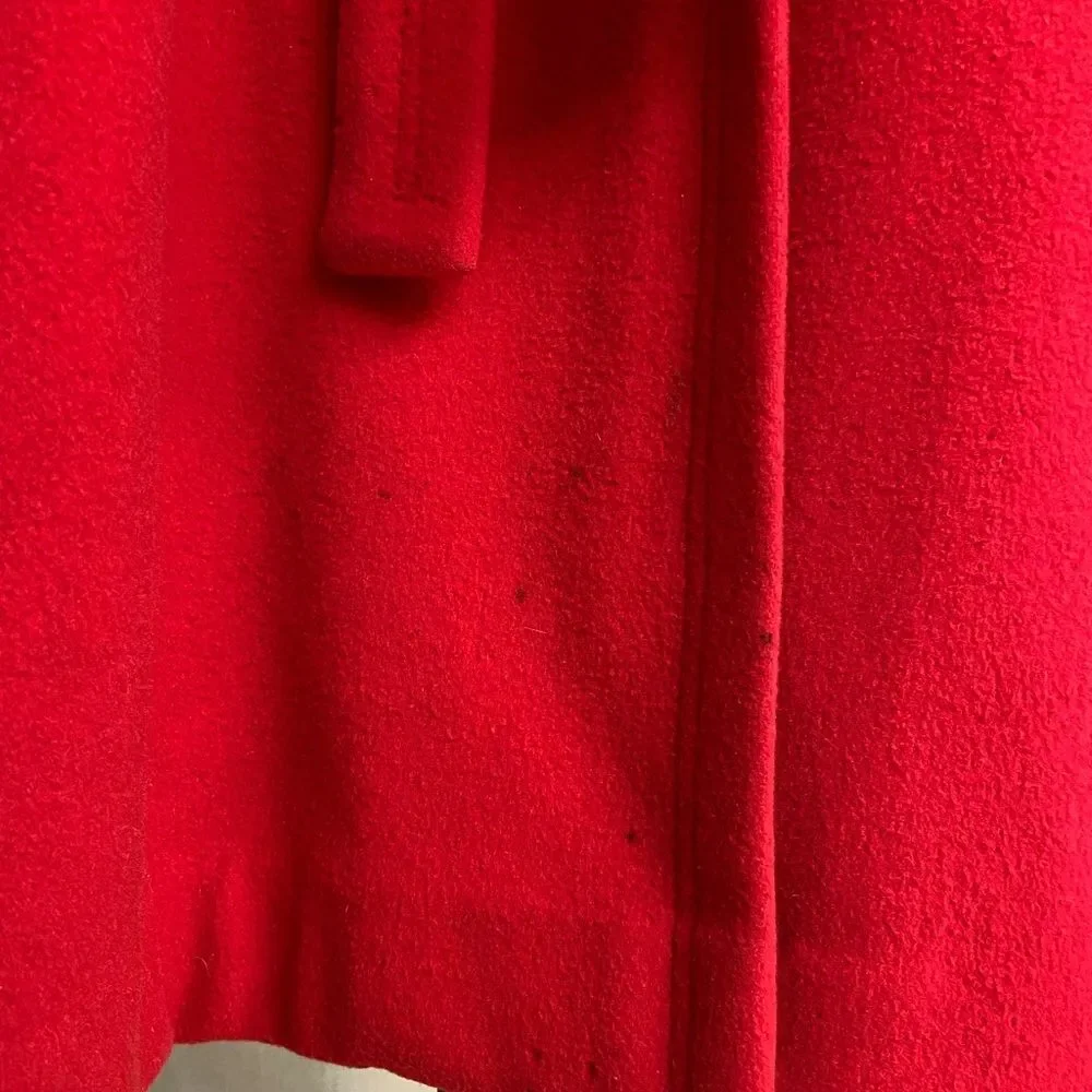 Vintage 70s Rosewin red peacoat size S/M